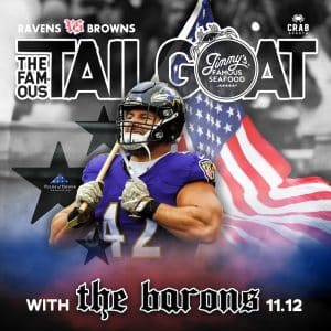 Tailgreeter - JACKSONVILLE JAGUARS vs. Baltimore Ravens Tailgate  Extravaganza